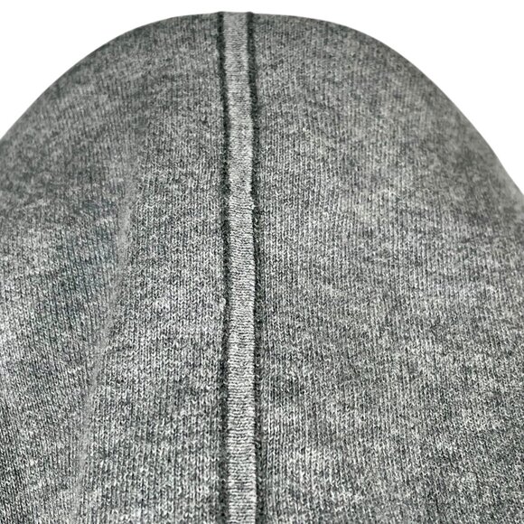 Reversible Drape-Front Cardigan Coat Charcoal & Light Gray Knit NWOT Boutique XL - Picture 9 of 11